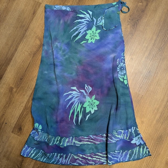 Tropical Tantrum Beachy Midi Skirt - Picture 1 of 3